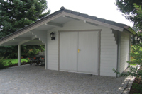 Garagen aus Holz | Garage Doppelgaragen Holzgaragen mit Statik