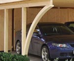 Leimholzbogen | Einfahrtsbogen f�r Carports