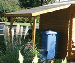 Schleppdächer und Unterstände für Gartenhäuser