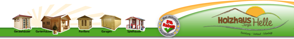 Gartenhaus Onlineshop