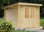 Gartenhaus / Ger�tehaus Pulti 28-A, Gr��e 2,60 x 2,60 m