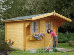 Gartenhaus Skagen 58-B ISO, Gr��e 3,20 x 3,20 m