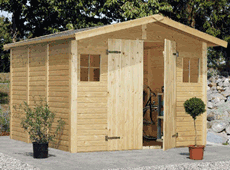Ger&auml;tehaus aus Holz