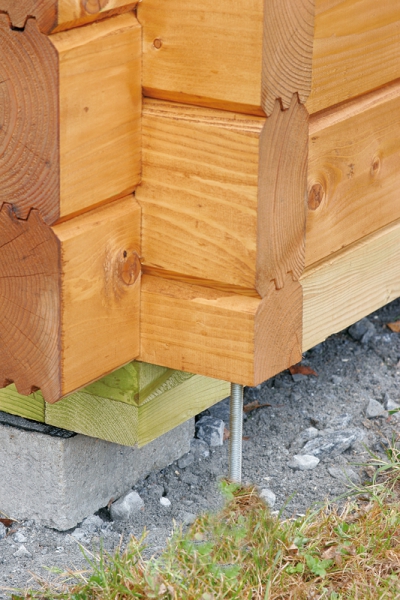 5-Eck Gartenhaus Katrin 58-C Iso 4,15x4,15 Gartenlaube ...